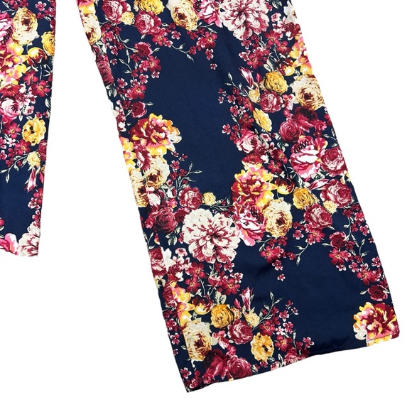 Band of Gypsies women’s navy floral sleeveless jumpsuit SZ S - Picture 2 of 8